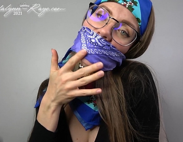 Silk Scarves And Bandana Gag Demo Madalynn Raye My Official Site