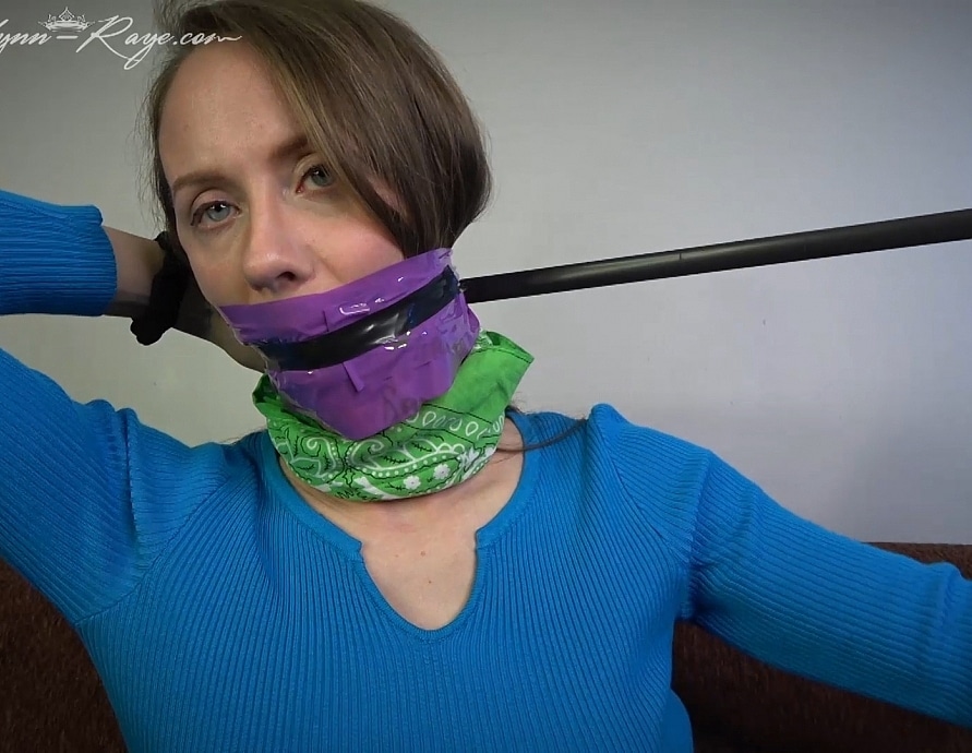 Gagged And Wrapped Madalynn Raye My Official Site 9458