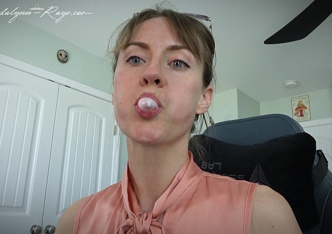 Secretary_Madalynn_Blows_Bubbles